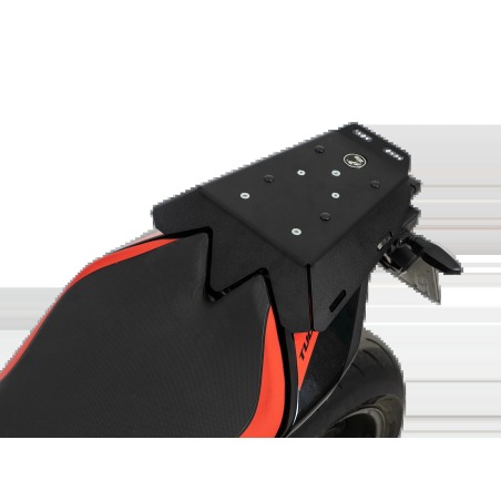 Hepco e Becker Sportrack Fisso In Alluminio Nero Per Aprilia Tuono V4 Factory Dal 2025