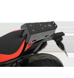 Hepco e Becker Sportrack Fisso In Alluminio Nero Per Aprilia Tuono V4 Factory Dal 2025