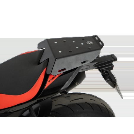 Hepco e Becker Sportrack Fisso In Alluminio Nero Per Aprilia Tuono V4 Factory Dal 2025