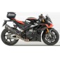 Hepco e Becker Sportrack Fisso In Alluminio Nero Per Aprilia Tuono V4 Factory Dal 2025