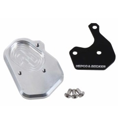 Hepco e Becker 42117716 00 91 Piastra Cavalletto Argento E Nero Per Aprilia Tuono V4 Factory Dal 2025