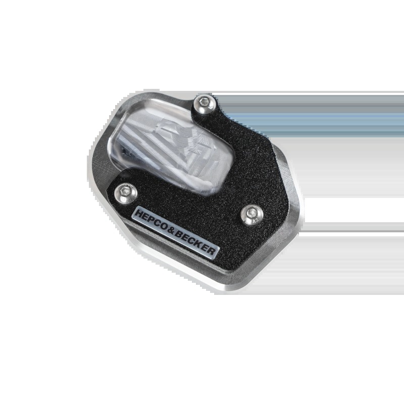 Hepco e Becker 42117715 00 91 Piastra Cavalletto In Alluminio Cnc Nera/argento Per Voge Ds 900 X Dal 2024