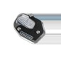 Hepco e Becker 42117715 00 91 Piastra Cavalletto In Alluminio Cnc Nera/argento Per Voge Ds 900 X Dal 2024