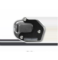 Hepco e Becker 42117715 00 91 Piastra Cavalletto In Alluminio Cnc Nera/argento Per Voge Ds 900 X Dal 2024
