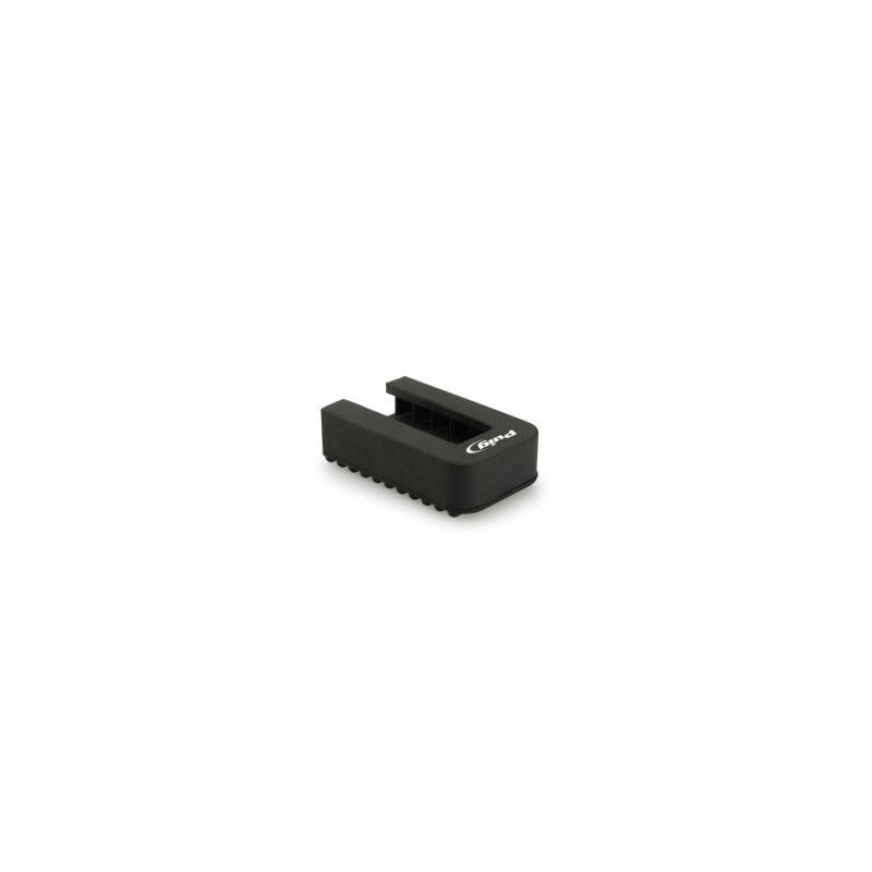 Puig Racing 22802N Base Protettiva Cavalletto Laterale Nera, Piedino Fino A 40 Mm