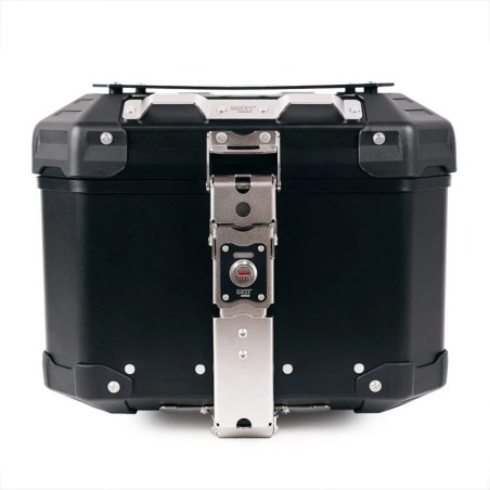 Unit Garage ATL3_BL Bauletto alluminio Atlas 44 litri nero senza piastra