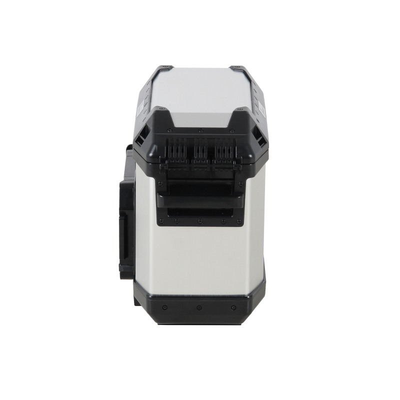 Hepco e Becker 710006 00 09 Coperchio Di Ricambio Argento Per Valigia Laterale Xplorer 30