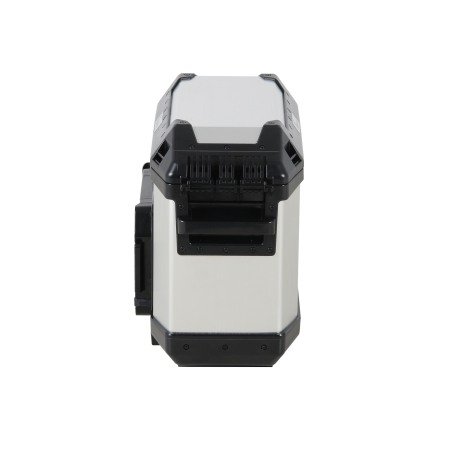 Hepco e Becker 710006 00 09 Coperchio Di Ricambio Argento Per Valigia Laterale Xplorer 30