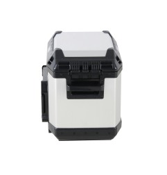 Hepco e Becker 710007 00 09 Coperchio Ricambio Valigie Laterali Xplorer 40/37, Finitura Argento