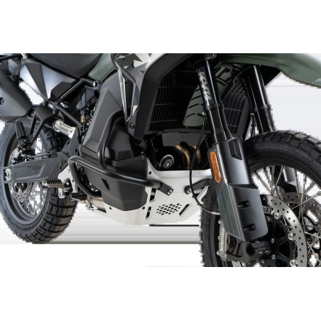 Hepco e Becker Paramotore Nero In Acciaio Tubolare Per Cf Moto 1000 Mt-x Dal 2026