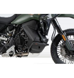Hepco e Becker Paramotore Nero In Acciaio Tubolare Per Cf Moto 1000 Mt-x Dal 2026