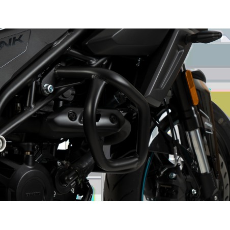 Hepco e Becker Paramotore Tubolare In Acciaio Nero Per Cf Moto 125 Nk Dal 2025