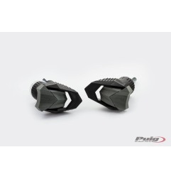 Puig Racing 1873N Tamponi Paratelaio R19 Neri Per Vari Modelli Yamaha Fz6 Dal 2004 Al 2010
