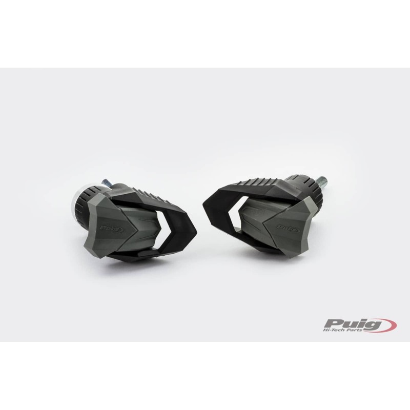 Puig Racing 1873N Tamponi Paratelaio R19 Neri Per Vari Modelli Yamaha Fz6 Dal 2004 Al 2010
