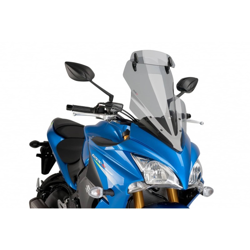 Puig Racing 7641H Cupolino Touring Con Visiera Fumé Chiaro, Suzuki Gsx-s 1000 F Dal 2015 Al 2016 E Dal 2018 Al 2020
