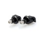 Puig Racing 8183N Adattatori Poggiapiedi Fissi Passeggero Neri Per Yamaha Fz8 800/fazer Dal 2011 Al 2016