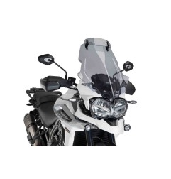 Puig Racing 9614H Cupolino Touring Con Visiera Fumé Chiaro Per Vari Modelli Triumph Tiger 1200