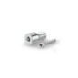 Puig Racing 9583P Adattatore Specchietto Retrovisore Argento In Alluminio Anodizzato Per Vari Modelli Yamaha