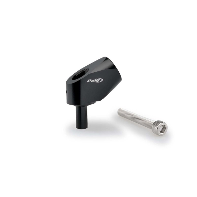 Puig Racing 7517N Adattatore Specchietto Retrovisore Nero Per Yamaha T-max 530/dx/sx Dal 2012 Al 2019
