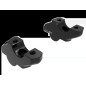 Hepco e Becker 42457697 00 01 Rialzi Manubrio Con Offset Neri Per Indian Scout Bobber Dal 2025