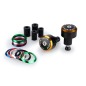 Puig Racing 21454N Bilancieri Manubrio Mod. Balance Neri In Alluminio, 20 Mm, Adattabili A Più Marche