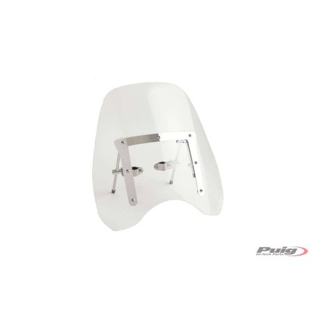 Puig Racing Cupolino Custom Chopper Trasparente In Pmma 3 Mm 420x440 Mm Omologato Tuv
