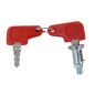 Hepco e Becker KR11118 911 Cilindro Di Chiusura Per Valigie Krauser K4 E K5 Senza Chiave