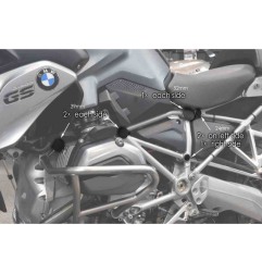 Puig 9332N Tappi Telaio per BMW R1250GS e Adventure