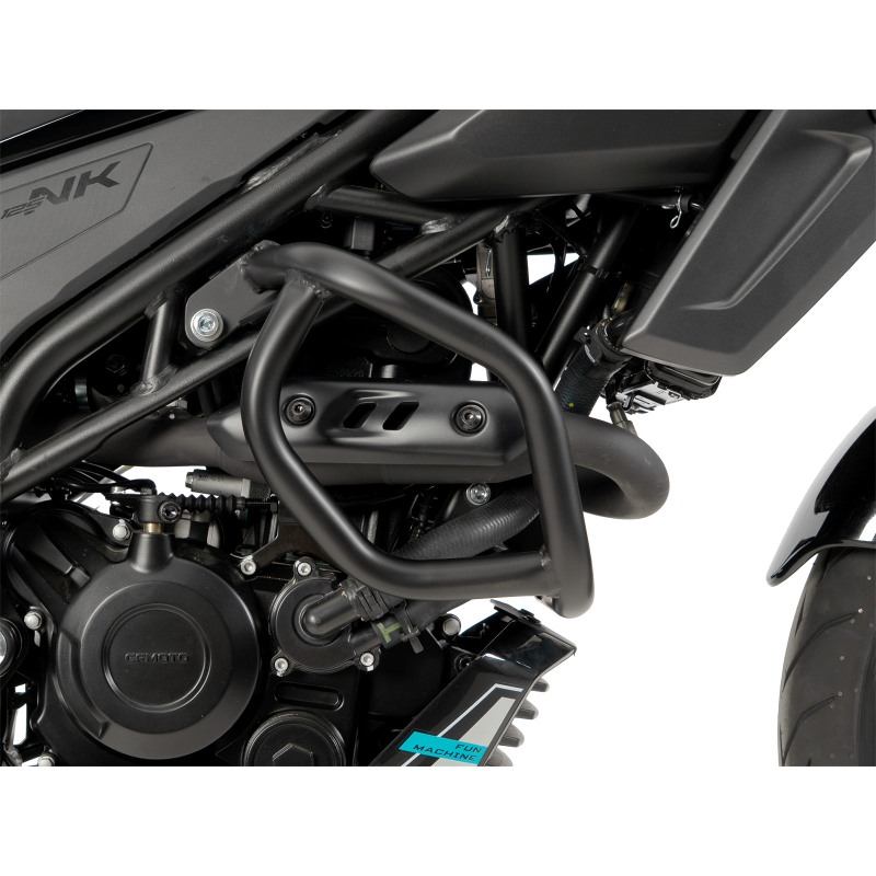 Hepco e Becker Paramotore Tubolare In Acciaio Nero Per Cf Moto 125 Nk Dal 2025