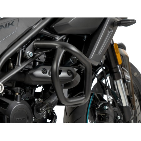 Hepco e Becker Paramotore Tubolare In Acciaio Nero Per Cf Moto 125 Nk Dal 2025