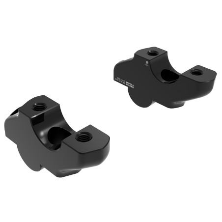 Hepco e Becker 42457697 00 01 Rialzi Manubrio Con Offset Neri Per Indian Scout Bobber Dal 2025