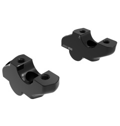 Hepco e Becker 42457698 00 01 Rialzi Manubrio Offset 30 Mm Alto / 21 Mm Arretro Nero Per Indian Scout Classic Dal 2025