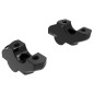 Hepco e Becker 42457695 00 01 Rialzi Manubrio Neri, Rialzo 30 Mm E Arretramento 21 Mm, Per Indian Scout Sixty Classic Dal 2025