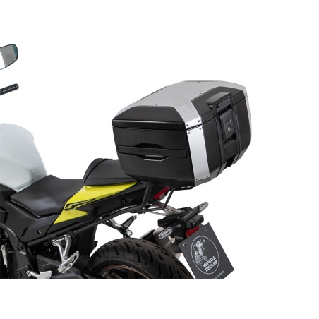 Hepco e Becker Set Portapacchi Con Bauletto Xcore Smartrack Silver/black Per Honda Cb 500 Hornet Dal 2024