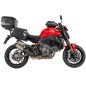 Hepco e Becker Set Portapacchi Smartrack Con Topcase Xcore Argento/nero Per Ducati Monster 890/+ Dal 2026