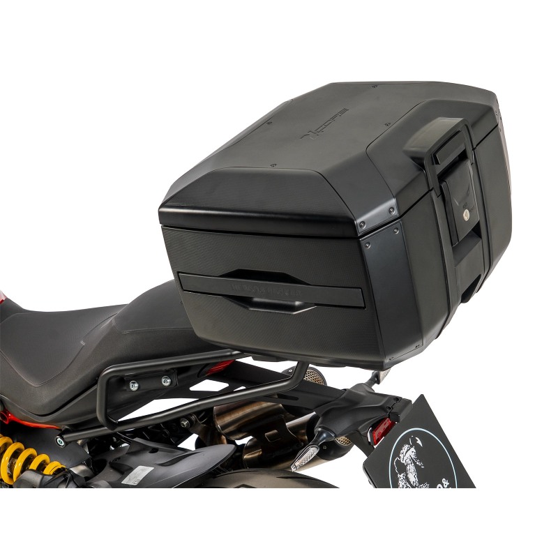 Hepco e Becker Set Smartrack Con Topcase Xcore Nero Per Ducati Monster 890/+ Dal 2026