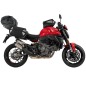 Hepco e Becker Prolunga Portapacchi Nera Per Ducati Monster 890/+ Dal 2026