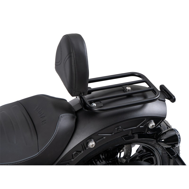 Hepco Becker 42167695 00 01 Schienalino pilota nero per Indian Scout Sixty Classic dal 2025
