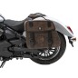 Hepco Becker 6277698 00 08 Set portaborse tubolare Cutout con borse in pelle Rugged marroni per Indian Scout Classic dal 2025