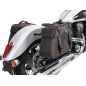 Hepco Becker 6277698 00 08 Set portaborse tubolare Cutout con borse in pelle Rugged marroni per Indian Scout Classic dal 2025