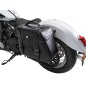 Hepco Becker 6277698 00 01 Set: Supporto tubolare Cutout con borse in pelle Rugged nere per Indian Scout Classic dal 2025