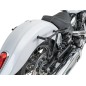 Hepco Becker 6277698 00 01 Set: Supporto tubolare Cutout con borse in pelle Rugged nere per Indian Scout Classic dal 2025