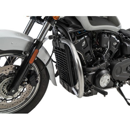 Hepco Becker 5027698 00 02 Barra protezione motore cromata per Indian Scout Classic dal 2025