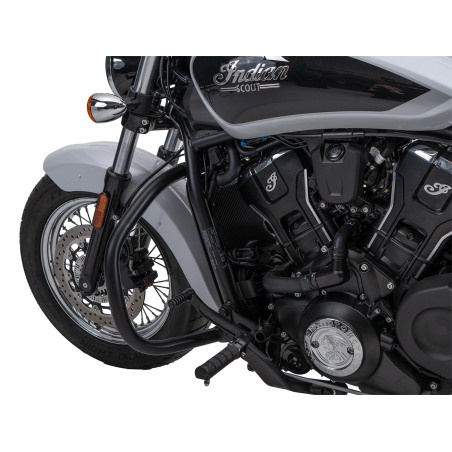 Hepco Becker 5027698 00 01 Barra di protezione motore nera per Indian Scout Classic dal 2025