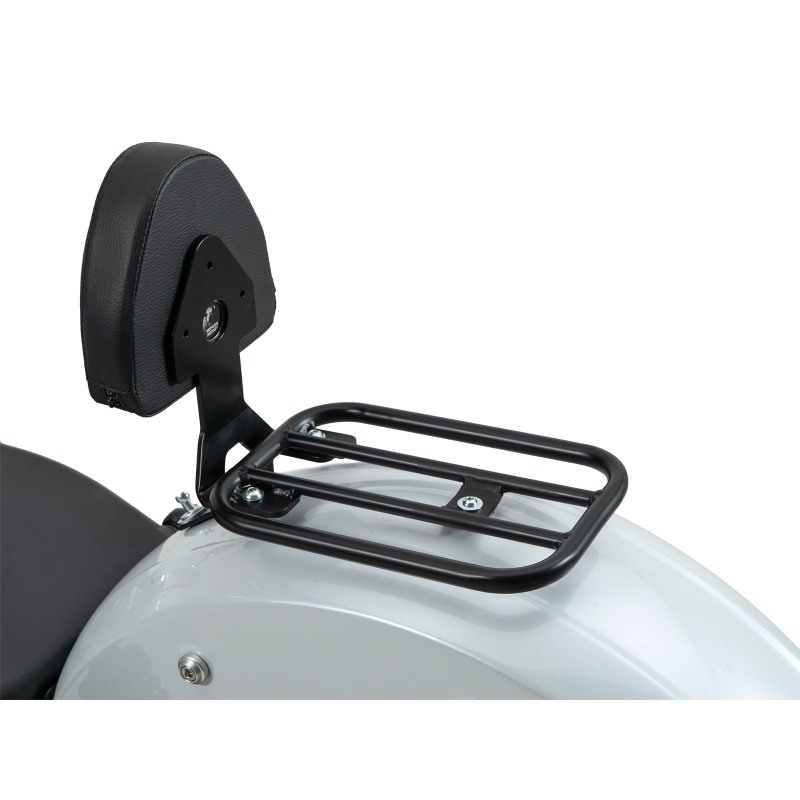 Hepco Becker 6127698 00 01 Solorack con schienale nero per Indian Scout Classic dal 2025