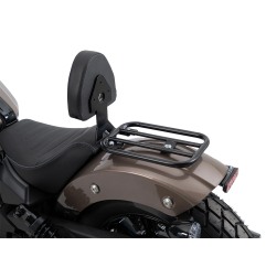 Hepco Becker 6127697 00 01 Solorack con schienale nero per Indian Scout Bobber dal 2025
