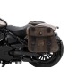Hepco Becker 6277697 00 08 Set: Portaborse tubolare Cutout con borse in pelle Rugged marroni per Indian Scout Bobber dal 2025