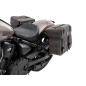 Hepco Becker 6277697 00 08 Set: Portaborse tubolare Cutout con borse in pelle Rugged marroni per Indian Scout Bobber dal 2025