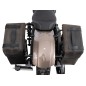 Hepco Becker 6277697 00 08 Set: Portaborse tubolare Cutout con borse in pelle Rugged marroni per Indian Scout Bobber dal 2025