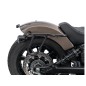 Hepco Becker 6277697 00 08 Set: Portaborse tubolare Cutout con borse in pelle Rugged marroni per Indian Scout Bobber dal 2025